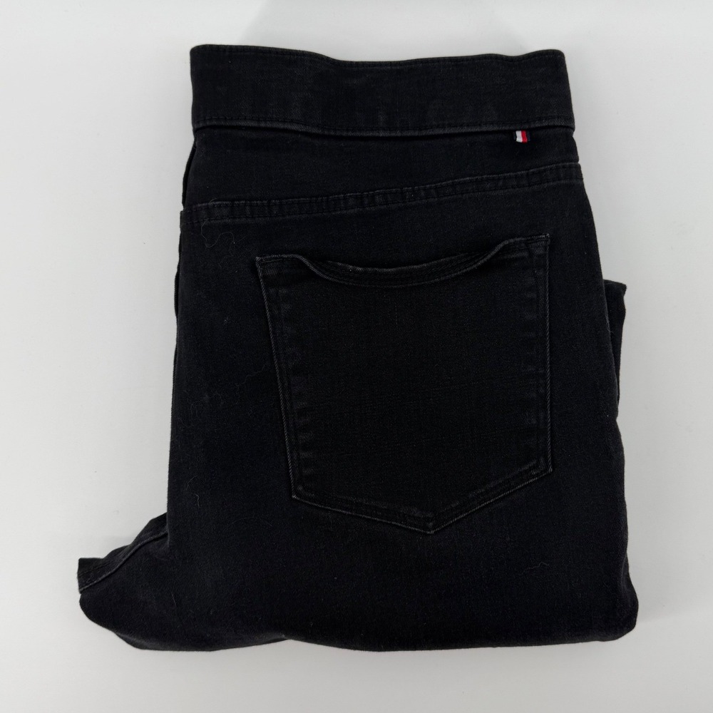 Tommy Hilfiger Gramercy Black Pull On Jeggings‎ Womens Size 16 Stretch Pants
